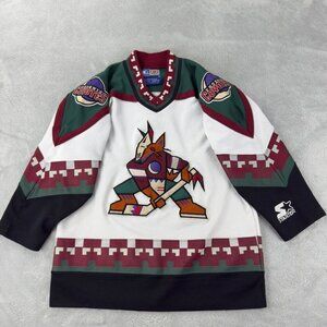 Vtg Starter Arizona Coyotes Hockey Jersey Youth Size Small